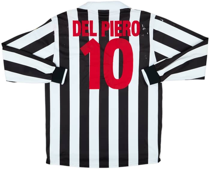 1998-99 Juventus Home L/S Shirt Del Piero #10 - 5/10 - (L)