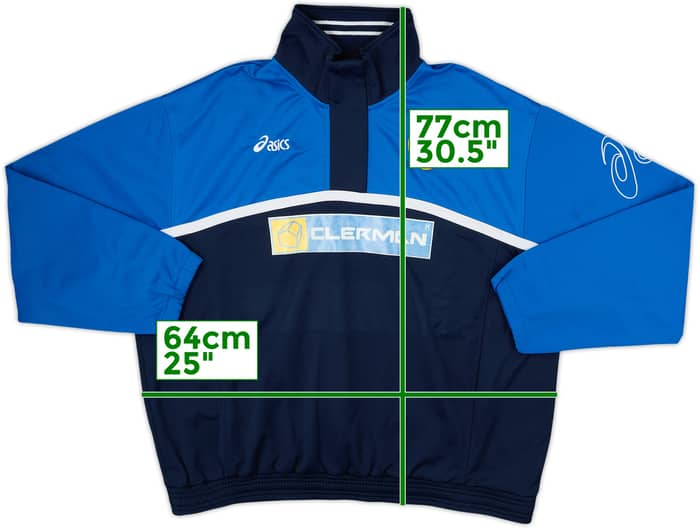 2006-07 Hellas Verona Asics 1/4 Zip Drill Top - 6/10 - (XL)