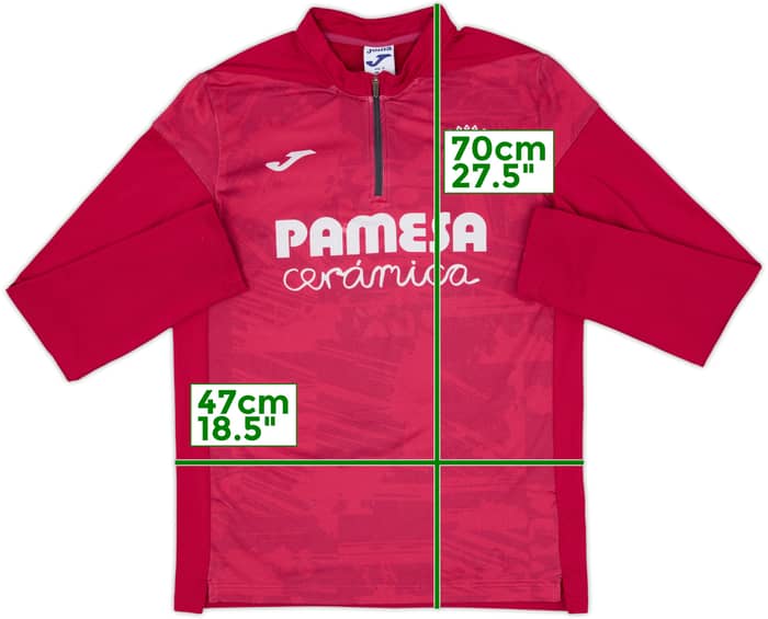 2020-21 Villarreal Joma 1/4 Zip Drill Top - 7/10 - (S)