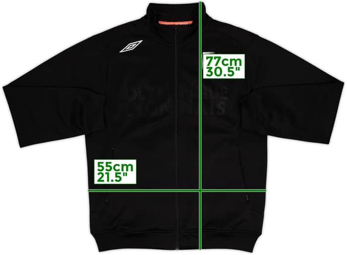 2007-08 Lyon Umbro Track Jacket - 8/10 - (L)
