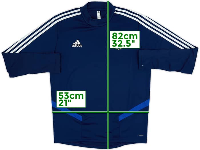 2018-19 Lyon adidas Drill Top - 8/10 - (L)