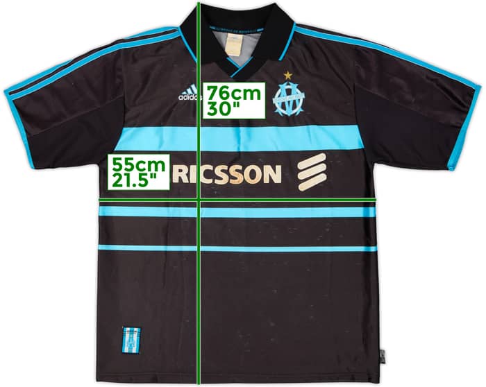 1999-00 Olympique Marseille Third Shirt - 5/10 - (L)