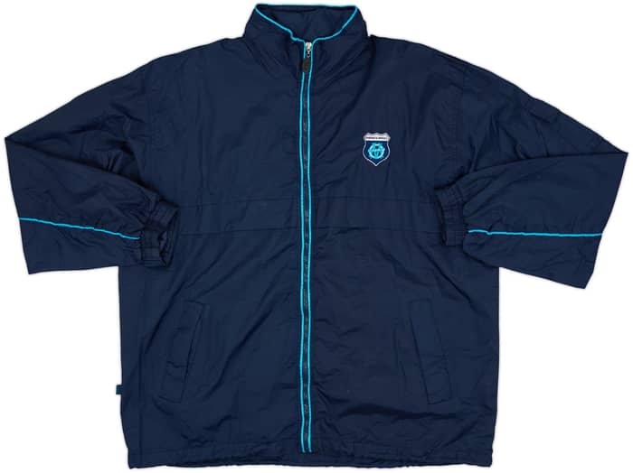 1990s Olympique Marseille Hooded Rain Jacket - 8/10 - (XL)