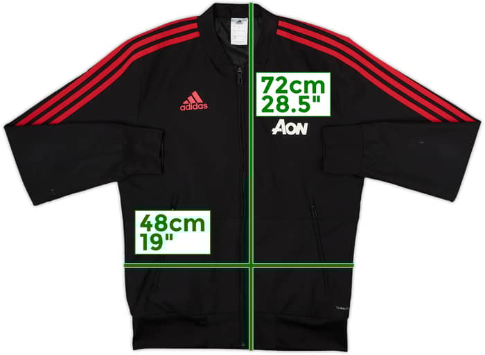 2018-19 Manchester United adidas Track Jacket - 6/10 - (S)