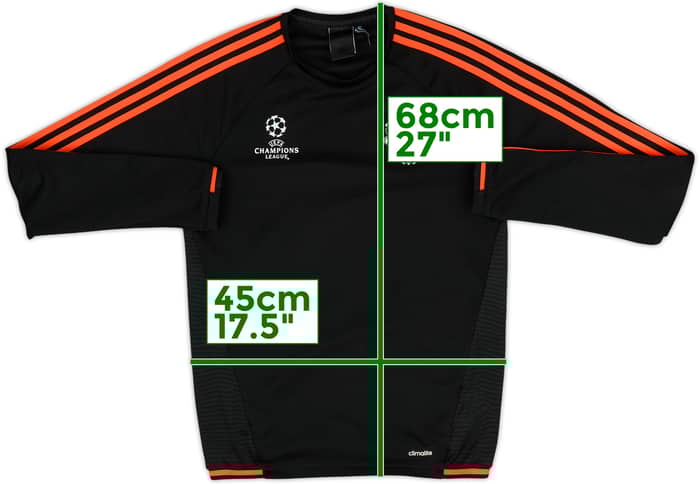 2015-16 Manchester United adidas CL Sweat Top - 8/10 - (S)