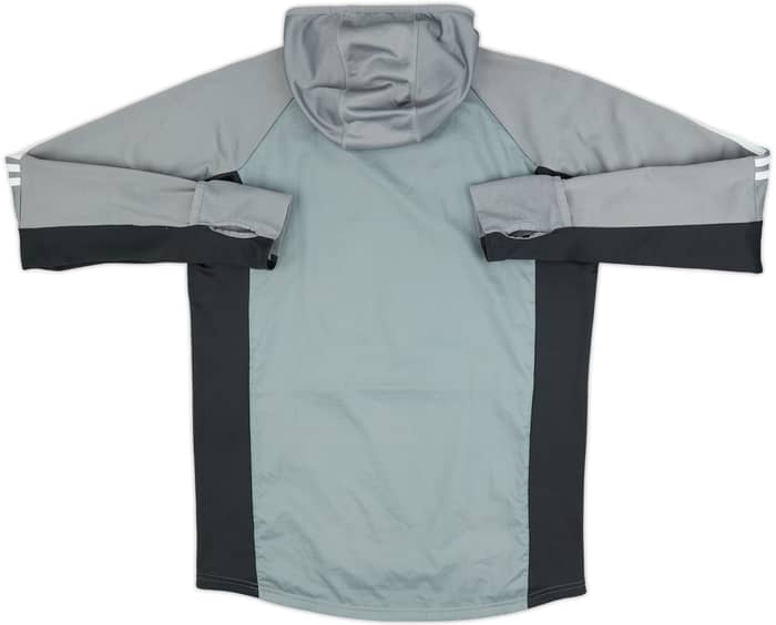 2017-18 Manchester United adidas Hooded Sweat Top - 10/10 - (S)