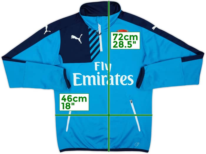 2015-16 Arsenal Puma 1/4 Zip Drill Top - 7/10 - (S)