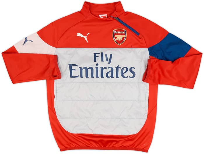 2014-15 Arsenal Puma 1/4 Zip Drill Top - 5/10 - (XL.Boys)