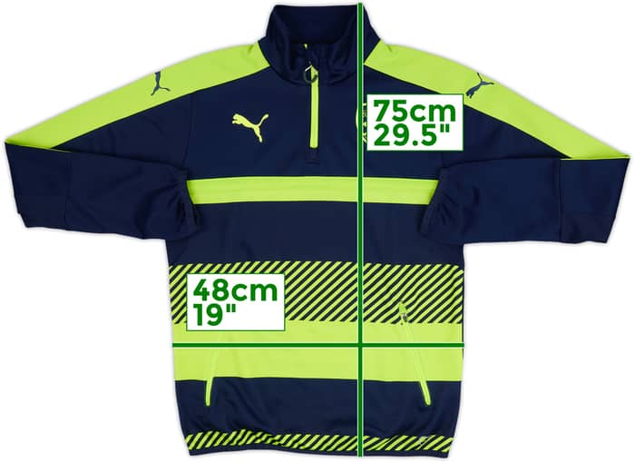 2016-17 Arsenal Puma 1/4 Zip Drill Top - 9/10 - (S)