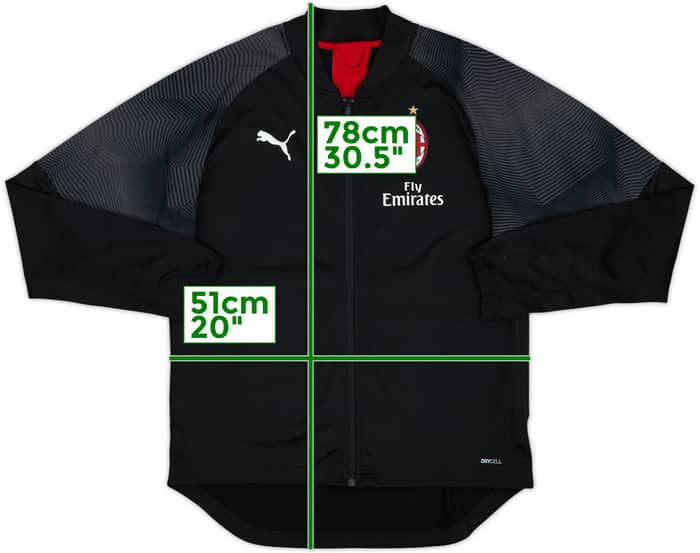 2018-19 AC Milan Puma Track Jacket - 8/10 - (S)
