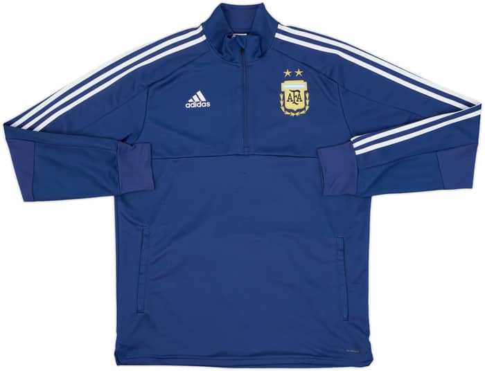 2017-18 Argentina adidas 1/4 Zip Drill Top - 8/10 - (L)