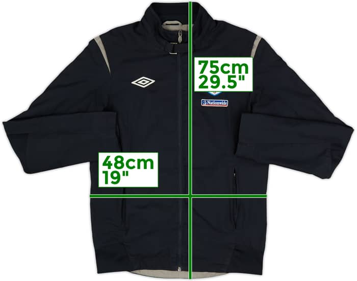 2010-11 England Umbro Track Jacket - 10/10 - (S)