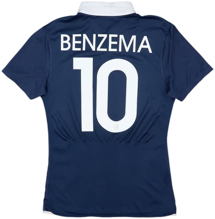 2014-15 France Player Issue Home Shirt Benzema #10 - 8/10 - (S)