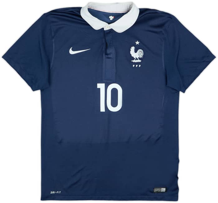 2014-15 France Home Shirt Benzema #10 - 5/10 - (M)