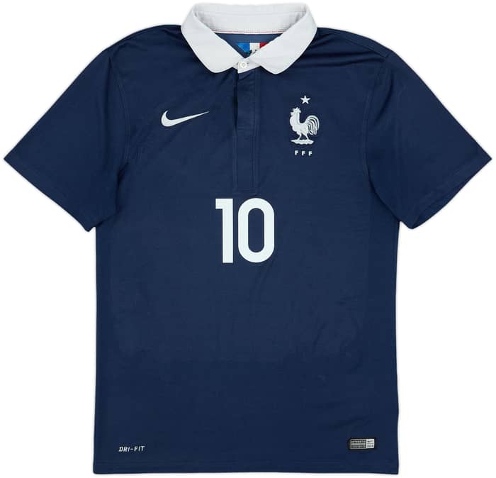 2014-15 France Home Shirt Benzema #10 - 6/10 - (S)