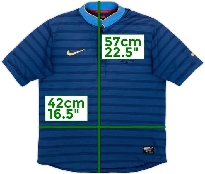 2012-13 France Home Shirt - 7/10 - (M.Boys)