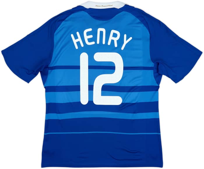 2008-09 France Home Shirt Henry #12 - 5/10 - (L)