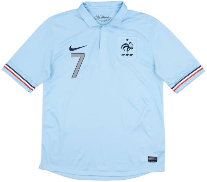 2013-14 France Away Shirt Ribery #7 - 8/10 - (M)
