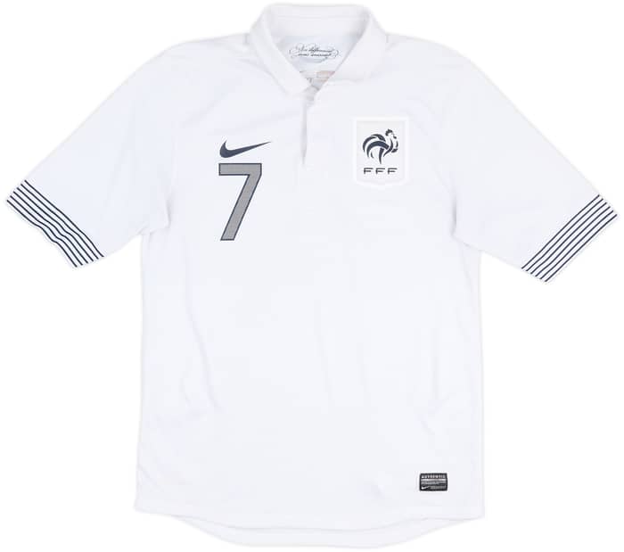 2012-13 France Authentic Away Shirt Ribery #7 - 8/10 - (M)