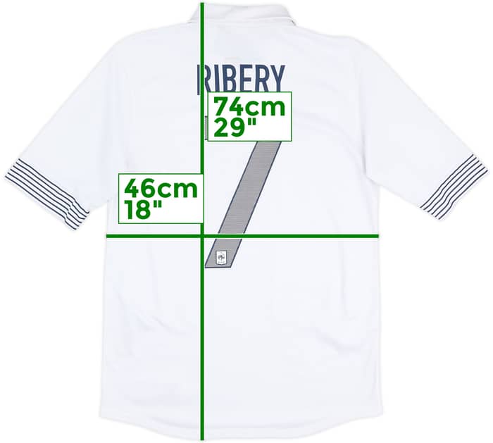 2012-13 France Authentic Away Shirt Ribery #7 - 8/10 - (M)