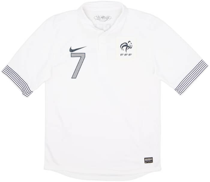 2012-13 France Authentic Away Shirt Ribery #7 - 8/10 - (M)