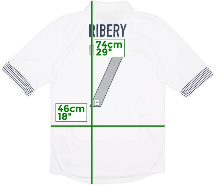 2012-13 France Authentic Away Shirt Ribery #7 - 8/10 - (M)