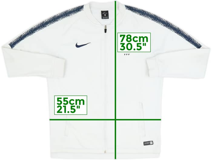 2018-19 France Nike Track Jacket - 7/10 - (L)