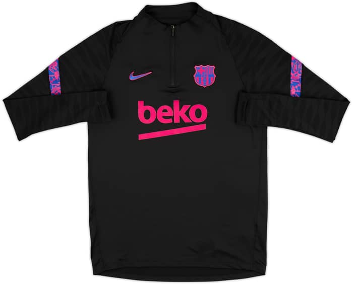 2021-22 Barcelona Nike 1/4 Zip Drill Top - 9/10 - (M)