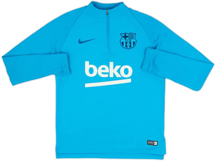 2019-20 Barcelona Nike 1/4 Zip Drill Top - 5/10 - (S)