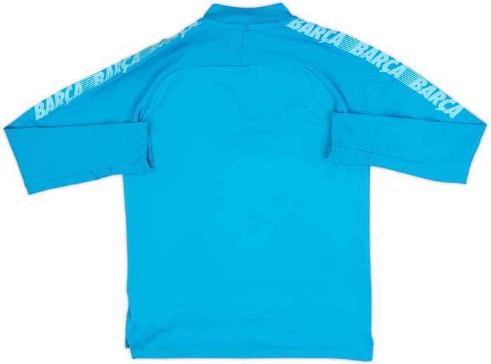2019-20 Barcelona Nike 1/4 Zip Drill Top - 5/10 - (S)