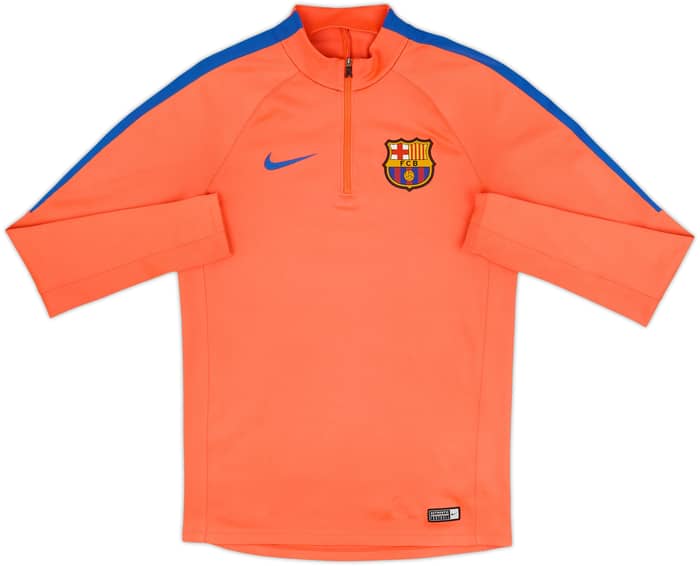 2016-17 Barcelona Nike 1/4 Zip Drill Top - 5/10 - (S)
