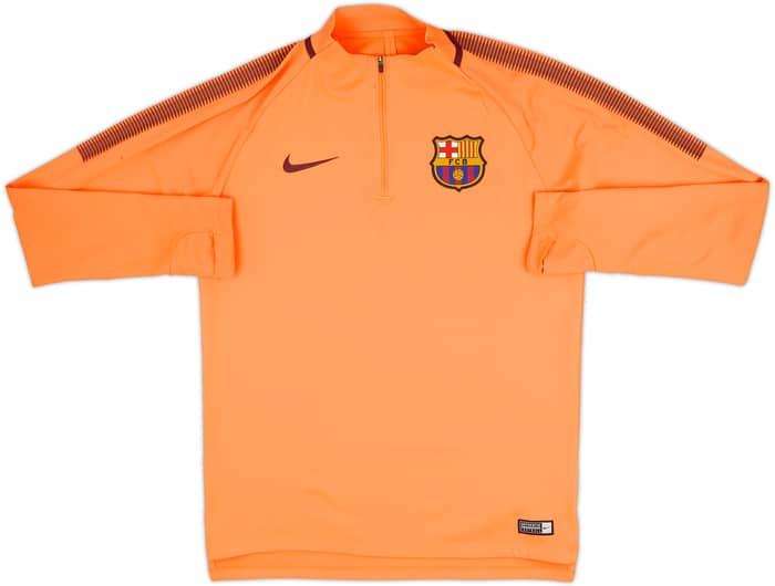 2017-18 Barcelona Nike 1/4 Zip Drill Top - 6/10 - (M)