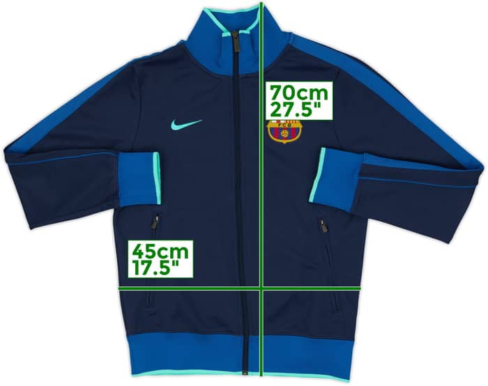 2010-11 Barcelona Nike N98 Track Jacket - 9/10 - (S)