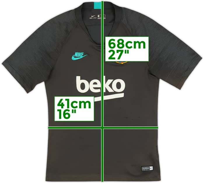 2019-20 Barcelona Nike Training Shirt - 8/10 - (S)