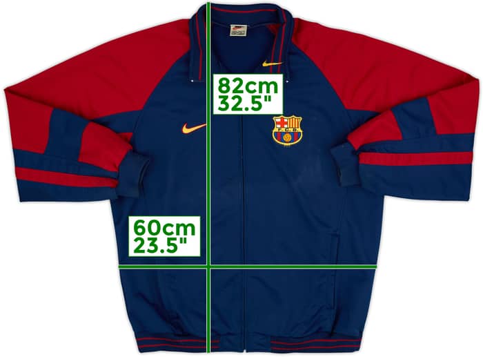 1998-99 Barcelona Nike Track Jacket - 6/10 - (XL)