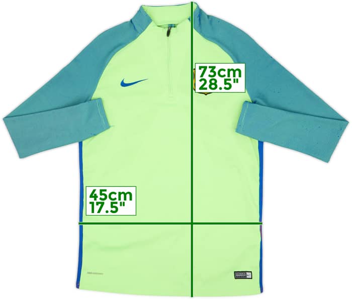2017-18 Barcelona Nike Aeroswift 1/4 Zip Drill Top - 6/10 - (M)