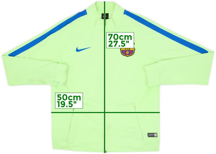 2017-18 Barcelona Nike Track Jacket - 5/10 - (L)