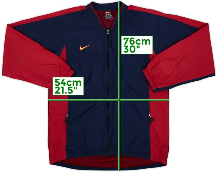 1999-00 Barcelona Nike Track Jacket - 5/10 - (XL.Boys)