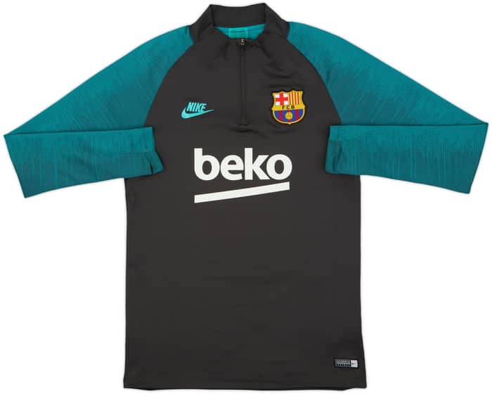 2019-20 Barcelona Nike 1/4 Zip Drill Top - 8/10 - (S)