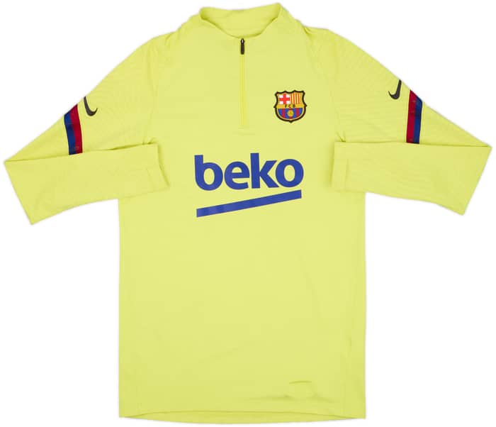 2020-21 Barcelona Nike Vaporknit 1/4 Zip Drill Top - 6/10 - (S)