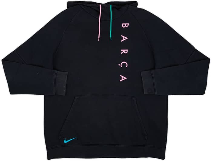 2020-21 Barcelona Nike Hooded Sweat Top - 7/10 - (L)