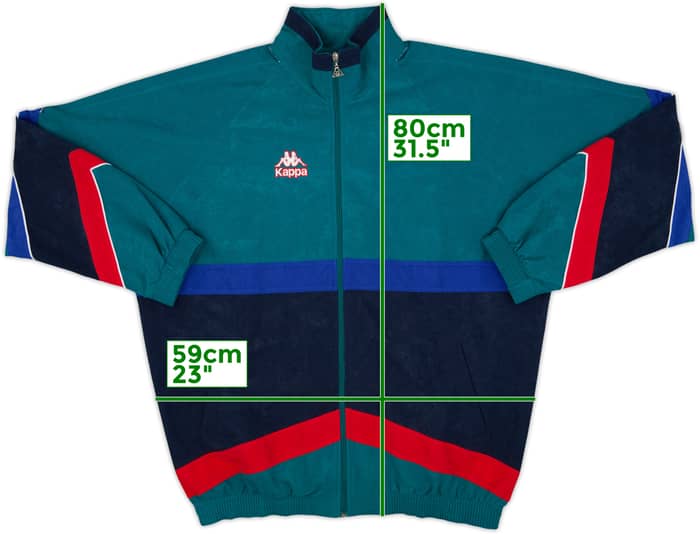 1995-97 Barcelona Kappa Track Jacket - 7/10 - (XL)