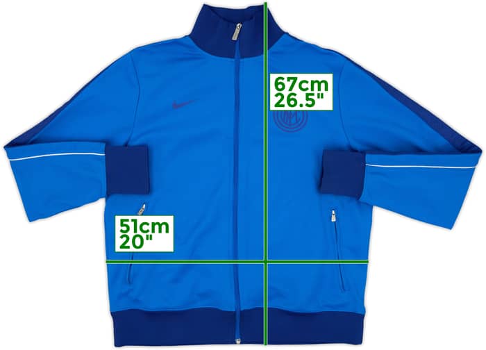 2012-13 Inter Milan Nike N98 Track Jacket - 7/10 - (L)