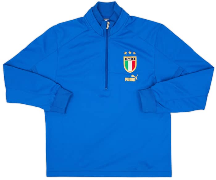 2004-06 Italy Puma 1/2 Zip Drill Top - 8/10 - (S)
