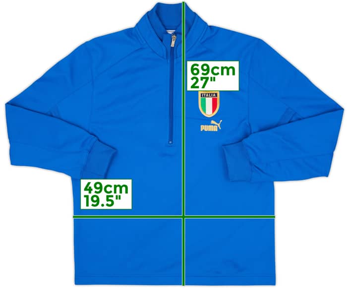 2004-06 Italy Puma 1/2 Zip Drill Top - 8/10 - (S)