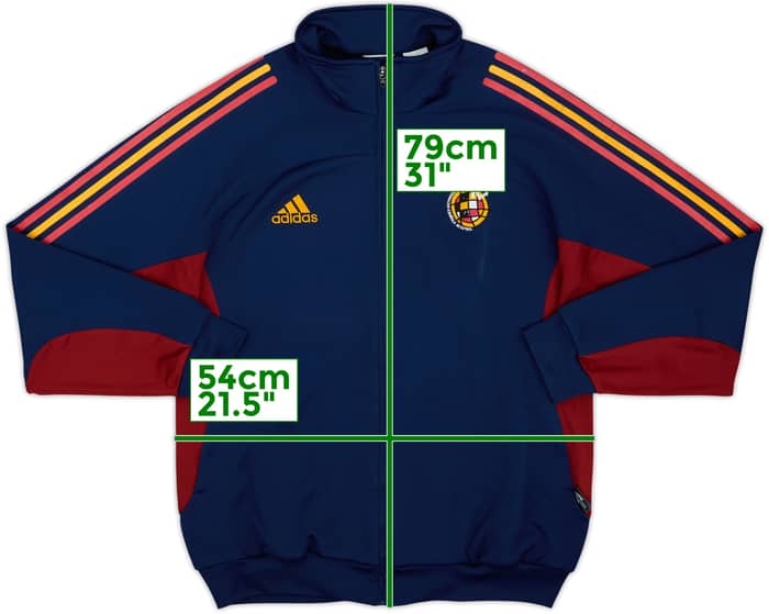2000-02 Spain adidas Track Chaqueta - 6/10 - (M/L)
