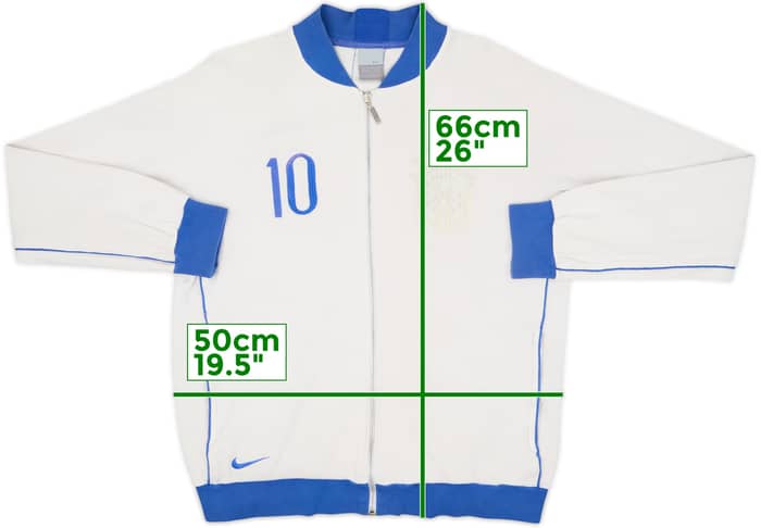 2006-07 Brazil Nike Track Jacket #10 - 6/10 - (M)