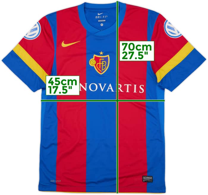 2010-12 FC Basel Home Shirt - 7/10 - (S)