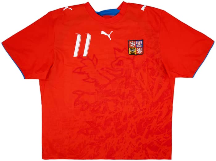 2006-08 Czech Republic Home Shirt Nedved #11 - 9/10 - (XXL)