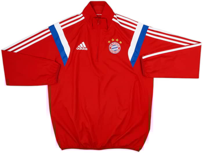 2014-15 Bayern Munich adidas 1/4 Zip Drill Top - 8/10 - (M)